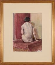 Load image into Gallery viewer, George Hamilton Constantine Watercolour Study Of A Seated Nude Circa.1930