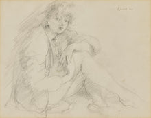 Load image into Gallery viewer, Anthony Devas A.R.A Figure Study Pencil Drawing 1940