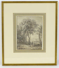 Load image into Gallery viewer, Jean Baptiste Claude Chatelain 18th.Century Pen And Ink Landscape Drawing Circa.1740