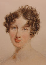 Load image into Gallery viewer, Thomas Overton Watercolour Portrait Lady Blanche Georgiana Howard Countess Of Burlington Wearing Coronation Robes 1837