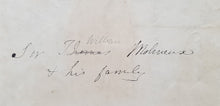 Load image into Gallery viewer, Large 18th.Century Primitive Watercolour Sir William Molineux And His Family Circa.1770