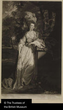 Load image into Gallery viewer, Mary Isabella Duchess Of Rutland Large 18th.Century Reverse Glass Mezzotint Engraving By Valentine Green After Sir Joshua Reynolds