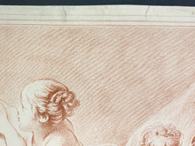 Load image into Gallery viewer, Marie-Louise O'Murphy Crayon Manner Engraving After François Boucher Circa.1788