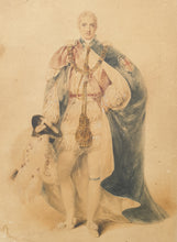 Load image into Gallery viewer, James Stephanoff O.W.S. Portrait Of Robert Stewart Lord Castlereagh Wearing Garter Robes Circa.1820