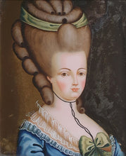 Load image into Gallery viewer, 18th.Century Chinese Export Reverse Glass Painting Portrait Of A Lady Circa.1780