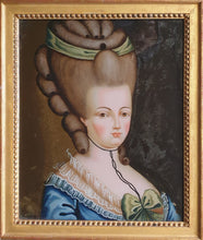 Load image into Gallery viewer, 18th.Century Chinese Export Reverse Glass Painting Portrait Of A Lady Circa.1780