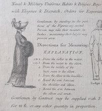 Load image into Gallery viewer, Georgian Trade Card Crane Taylor Habit & Pelisse Maker London Circa.1800