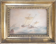 Load image into Gallery viewer, Nicholas Pocock Watercolour Maritime Study 1796