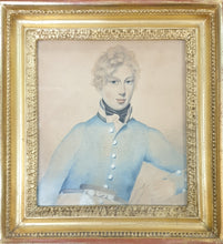 Load image into Gallery viewer, Georgian Watercolour Portrait Of A Midshipman Circa.1800