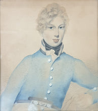 Load image into Gallery viewer, Georgian Watercolour Portrait Of A Midshipman Circa.1800
