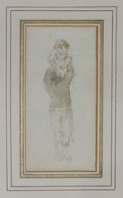 Load image into Gallery viewer, Nicholas Pocock Study Of A Man Holding A Baby Circa.1790