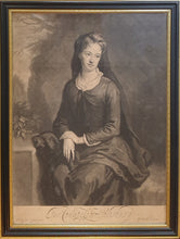 Load image into Gallery viewer, JI Smith Mezzotint Engraving After Sir Godfrey Kneller The Countess Of Salisbury 1695