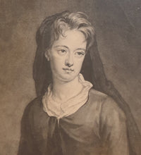 Load image into Gallery viewer, JI Smith Mezzotint Engraving After Sir Godfrey Kneller The Countess Of Salisbury 1695