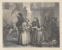 Load image into Gallery viewer, Willliam Hogarth The Harlots Progress The Set Of Six Copper Engravings