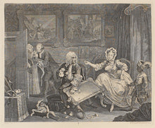 Load image into Gallery viewer, Willliam Hogarth The Harlots Progress The Set Of Six Copper Engravings