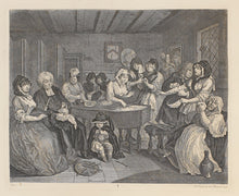 Load image into Gallery viewer, Willliam Hogarth The Harlots Progress The Set Of Six Copper Engravings
