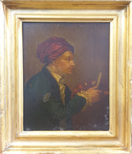 Load image into Gallery viewer, 18th.Century Oil Painting On Copper Portrait Study Of William Hogarth