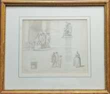 Load image into Gallery viewer, Thomas Ross A Sheet Of Figure Studies Circa.1730