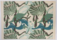 Load image into Gallery viewer, Cavendish Textiles A Studio Archive Of Mid 20th.Century Watercolour Pattern Designs