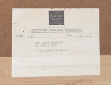 Load image into Gallery viewer, Frank Brangwyn RA Oil Landscape Painting The Coast Of Tunis Circa.1890