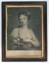 Load image into Gallery viewer, Rosalba Giovanna Carriera The Four Seasons Mezzotint Engravings Circa.1730