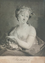 Load image into Gallery viewer, Rosalba Giovanna Carriera The Four Seasons Mezzotint Engravings Circa.1730