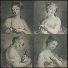 Load image into Gallery viewer, Rosalba Giovanna Carriera The Four Seasons Mezzotint Engravings Circa.1730