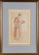 Load image into Gallery viewer, Mary Hoare A Group Of Three Red Chalk Figure Studies Circa.1780