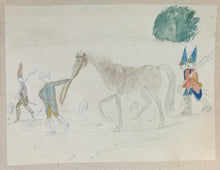 Load image into Gallery viewer, A Rare Group Of 18th.Century Children's Drawings By William Lock Of Norbury Circa.1772
