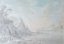 Load image into Gallery viewer, Anthony Devis Italianate Landscape Watercolour Circa.1770.