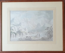 Load image into Gallery viewer, Anthony Devis Italianate Landscape Watercolour Circa.1770.