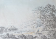 Load image into Gallery viewer, Anthony Devis Italianate Landscape Watercolour Circa.1770.