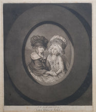 Load image into Gallery viewer, John Raphael Smith R.A Les Deux Ami Mezzotint Engraving 1778