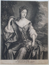 Load image into Gallery viewer, JI Smith Mezzotint Engraving After G Kneller Madam D'Avenant Circa.1690.