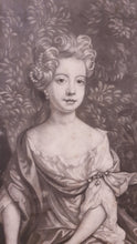 Load image into Gallery viewer, JI Smith Mezzotint Engraving After W Wissing Madam Jane Skeffington Circa.1690.