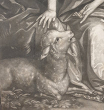 Load image into Gallery viewer, JI Smith Mezzotint Engraving After W Wissing Madam Jane Skeffington Circa.1690.