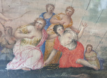 Load image into Gallery viewer, Diana And Her Attendants Gouache Fan Leaf Design Circa.1700.