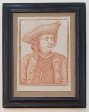 Load image into Gallery viewer, Hannah Snell The Female Soldier 18th.Century English School Red Chalk Drawing.
