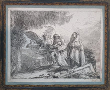 Load image into Gallery viewer, Giambattista Tiepolo Etching The Flight Into Egypt 1753