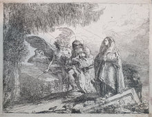 Load image into Gallery viewer, Giambattista Tiepolo Etching The Flight Into Egypt 1753