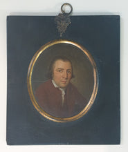 Load image into Gallery viewer, Circle Of John Downman A.R.A Portrait Miniature Painting On Copper Of A Gentleman Circa. 1780