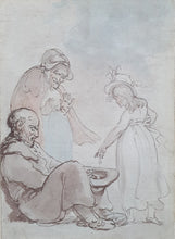 Load image into Gallery viewer, Thomas Rowlandson Watercolour Drawing Charity Circa. 1790
