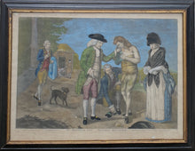 Load image into Gallery viewer, Carington Bowles The Prodigal Son A Group Of Four Rare 18th.Century Hand Coloured Mezzotint Engravings In Period Frames 1775