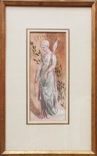 Load image into Gallery viewer, Louisa Marchioness Of Waterford Pre-Raphaelite Watercolour Study A Spinster Circa.1860