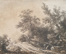 Load image into Gallery viewer, Jean Baptiste Claude Chatelain 18th.Century Pen And Ink Landscape Drawing Circa.1740