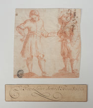 Load image into Gallery viewer, Circle Of Peter Van Laer Il Bamboccio 17th.Century Dutch School Red Chalk Drawing