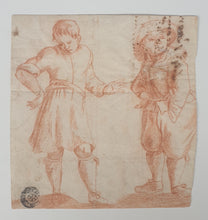 Load image into Gallery viewer, Circle Of Peter Van Laer Il Bamboccio 17th.Century Dutch School Red Chalk Drawing