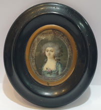 Load image into Gallery viewer, French School 18th.Century Portrait Miniature Jeanne Claude Desclos De La Fonchais Circa.1780
