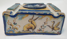 Load image into Gallery viewer, 18th.Century Spanish Talevera Pottery Tintero