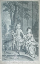 Load image into Gallery viewer, JI Smith Mezzotint Engraving After Sir Godfrey Kneller The Lord Buckhurst & Lady Mary Sackvil His Sister 1695